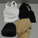 BESTENA Sports Bras for Women, 3 Pack Seamless Comfortable Yoga Bra with Removable Pads at Amazon Womens Clothing store