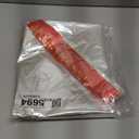 JOYIT 10PCS Extra Large Cellophane Wrap for Gift Baskets, 35x55 Inch Clear Cellophane Bags with 10 Red Bows, 3 Mil Thicker Cellophane Gift Bags for Gift Basket Wrap, Gift Giving