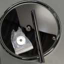 Paper Towel Holder Countertop, Standing Paper Roll Holder with Anti Slip Weighted Base, Stainless Steel Freestanding Paper Towel Holder for Kitchen, Chrome