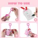 JOYIN 28 PCS Plastic Toy Shovels with I DIG YOU Cards, 28 Candy Bags with Ribbon for Valentine's Party Favors Supplies, Valentine's Toys, Classroom Exchange Prizes Valentines Gifts