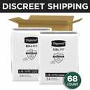 Depend Real Fit Adult Diapers, Incontinence Underwear for Men, Disposable, Maximum Absorbency, Large/Extra Large, Black, 68 Count