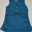 Women Tankini Top Only - Ribbed Swimsuit Top Tummy Control Bathing Suit Top Only No Bottom 2025 Swim Tank Top, S