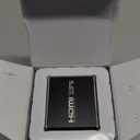 HDMI Splitter 1 in 2 Out, HDMI Splitter 1 to 2 Amplifier for Full HD HDMI 2.0 1080P/ 3D/ 4K for Xbox PS4 PS3 Fire Stick Roku Blu-Ray Player Apple TV HDTV (Black)