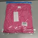 XIEERDUO Womens Summer Tops Casual V Neck T Shirts Short Sleeve Shirts Loose Fit Flowy (Pink, S)