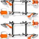 Weed Eater Rack for Enclosed Trailer,4 Place Landscape Trimmer Racks,Weedeater Rack for Walls,Weed Wacker Holder for Lawn Equipment, for Enclosed Trailers,Garage (4 Place)