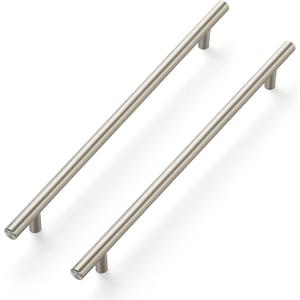 Ravinte 12-1/2 Inch Cabinet Handles Brushed Nickel Stainless Steel Kitchen Cupboard Hardware Cabinet Handles 10" Hole Center 10 Pack