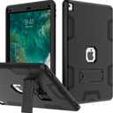 Puxicu Case for iPad Pro 12.9 Case 2017/2015 (Old Model,1st & 2nd Gen), Heavy Duty Rugged Protective, Cover for iPad Pro 12.9" (Model: A1584 A1652 A1670 A1671), Black