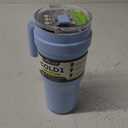 Reduce 24 oz Tumbler with Handle and Straw - Stainless Steel with Sip-It-Your-Way Lid - Keeps Drinks Cold up to 24 Hours - Sweat Proof, Dishwasher Safe, BPA Free - Glacier, Opaque Gloss