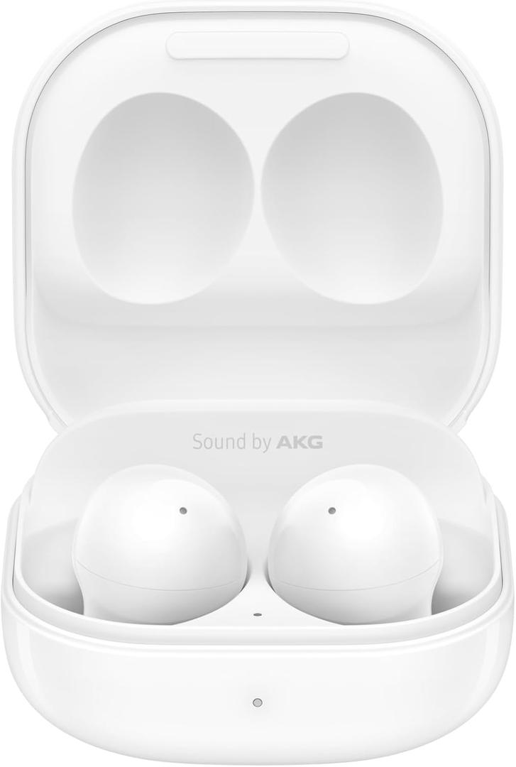 SAMSUNG Galaxy Buds 2 True Wireless Bluetooth Earbuds, Noise Cancelling, Comfort Fit In Ear, Auto Switch Audio, Long Battery Life, Touch Control, White [US Version)