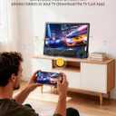 Desobry 12 Inch Small Smart TV, LCD Flat Screen Smart TV with WiFi, Built-in 180Adjustable Stand/ATSC Tuner/HDMI/AV/USB for Kitchen, Bedroom, Camping, RV, Small Space