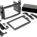 Scosche GM2500B Double DIN or Single DIN with Pocket Radio Installation Dash Kit Compatible with Select 2004-2021 GM Vehicles - Car Stereo Install Kit - See Fit Guide in Images to Verify Your Vehicle