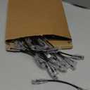 Rapink Patch Cables Cat6/ Cat6a 0.5ft (24 Pack) Slim, Cat6a Ethernet Patch Cable 10G Support, Snagless Cat 6 Patch Cable for Patch Panel to Switch, Flexiable Cat6 Ethernet Cable Black