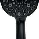 Filtered High-Pressure Handheld Shower Head for Hard Water & Chlorine Filtration with 9 Spray Settings Including Power Wash, Rainfall, Mist, and Massaging 2.5GPM (Matte Black - Obsidian)