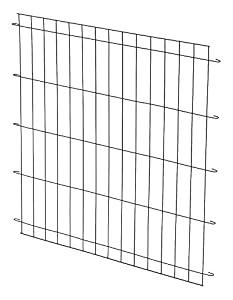 MidWest Homes for Pets Dog Crate Divider Panel for 30-inch Pet Cages, Adjusts Living Space, Fits MidWest Crate Models 1630, 1630DD, 1930 and 730UP, Black E-Coated, 04DP