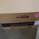 KoolMore 24 Inch Stainless-Steel Microwave Drawer with 1.2 cu. ft. Capacity, 1000W Power with 10 Custom Cooking Levels, Memory, and Timer Functions, Wall-Mounted with Flat Bottom (KM-MD-1SS)