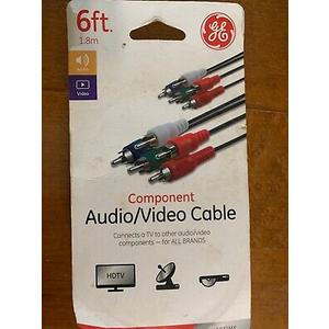 GE 33606 6' Component Audio/Video Cable Open Box Item