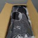 SPORT BEATS Stadium Seats with Back Support Bleacher Chairs with Back and Cushion Thick Padded Bleacher Seats Includes Shoulder Strap Black 1pc Regular - 17" W x 12" D x 16.5" H