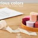 6-Color Silk Ribbon Set - 1.5" x30Yds Assorted Pastels | Fray-Resistant Chiffon for Baby Shower Favors, Wedding Decor, Small Business Craft Kits & DIY Gifts
