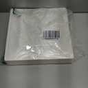 Qi Boo Square Paper Plates 10 Inch [50-Pack] Compostable Eco Friendly Disposable Plates Heavy Duty, Biodegradable Recycled Bagasse Plates, Large Paper Dinner Plates, Sturdy White 10" Plate