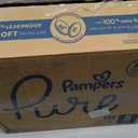 Pampers Pure Baby Diapers, Size 5 (27+ lbs), 132, Up to 100% Leakproof, Premium Hypoallergenic Soft Diapers