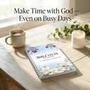 CROOT Bible Study Journal for Women 52 Week Bible Study, Bible in a Year Spiral Notebook, Guided Scripture & Prayer, Build a Faith Habit Without Feeling Overwhelmed, Large 8.5"x11" Lay-Flat