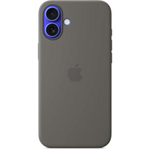 Apple iPhone 16 Plus Silicone Case with MagSafe and Camera Control - Stone Grey