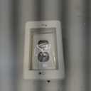 DVFR1W-1 Recessed Outlet Box, Recessed Electrical Box for Wall Mount TV, Outlet Mounting Box for New Construction&Retrofit Projects, Wall Outlet Box with Duplex & Decorator Style Covers,1-Gang