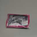 comeondear Women Floral Lace Garter Belt with Thong Plus Size Suspender Belt Set with 4 Straps Metal Clip for Stockings (Black, S)