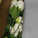 10pcs White Silk Peonies with Single Stem - Faux Flowers for Wedding Table Centerpieces, Home Decorations, Bridal Bouquets & Floral Arrangements
