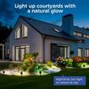 Solar Spot Lights Outdoor Waterproof IP65, 3 Modes Solar Lights Outdoor 35 LED Landscape Lighting, Spot Uplights for Garden Patio Yard Walkway Driveway House Backyard, 6 Pack Neutral White(4000K)