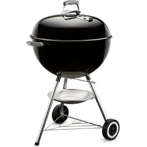Weber Original Kettle Charcoal Grill, 22-Inch, Black Classic Outdoor BBQ Grill with OneTouch Cleaning System & Precise Temperature Control Dampers