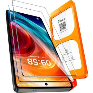 TOCOL for Samsung Galaxy S25 Ultra Screen Protector [9H Hardness] [Military Grade Shatterproof] HD Tempered Glass 2 Pack