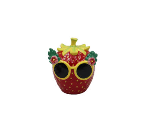 Ceramic Decor Strawberry, Everyday Living Table Décor Ceramic - Strawberry, 6.5 in 