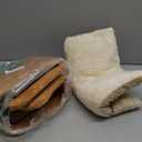 JIUPETY Dog House Dog Bed with Cover Cave with Non-Slip Bottom, M Size Tent Bed Up to 15 Lbs Cat and Puppy, Brown