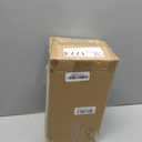 Nesting Canisters Sets for the Kitchen, Set of 4 Airtight White Farmhouse Canister Jars with Removable Chalkboard Labels and Marker, for Flour Sugar Coffee Tea Storage