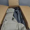 Intex Dura-Beam Deluxe Comfort-Plush Elevated: Fiber-Tech  Queen Size  Built-in Electric Pump  18in Bed Height  600lb Weight Capacity (Grey)