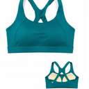 RUNNING GIRL H Support High Impact Sports Bras for Women, High Support Running Strappy Women's Sports Bra with Sewn in Pads XL