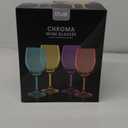 True RESERVE CHROMA WINE GLASSES Set Of 3 Colored Wine Glasses 4 OZ (3 Pack)