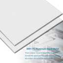 1/4Inch Thick Aluminum Sheets & Plates, 12” x 12”Heavy Duty Aluminum Plates with Protective Film, 6061 Flat Plain Panel Plate Solid Metal Sheet Plate for Crafting Structural Framing Base Plate