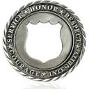 5pcs Police Challenge Coin, Hollow Out Police Symbol, Police Department Challenge Coins Police Commemorative Gift Law Enforcement Gifts for Men Women(Set of 5)
