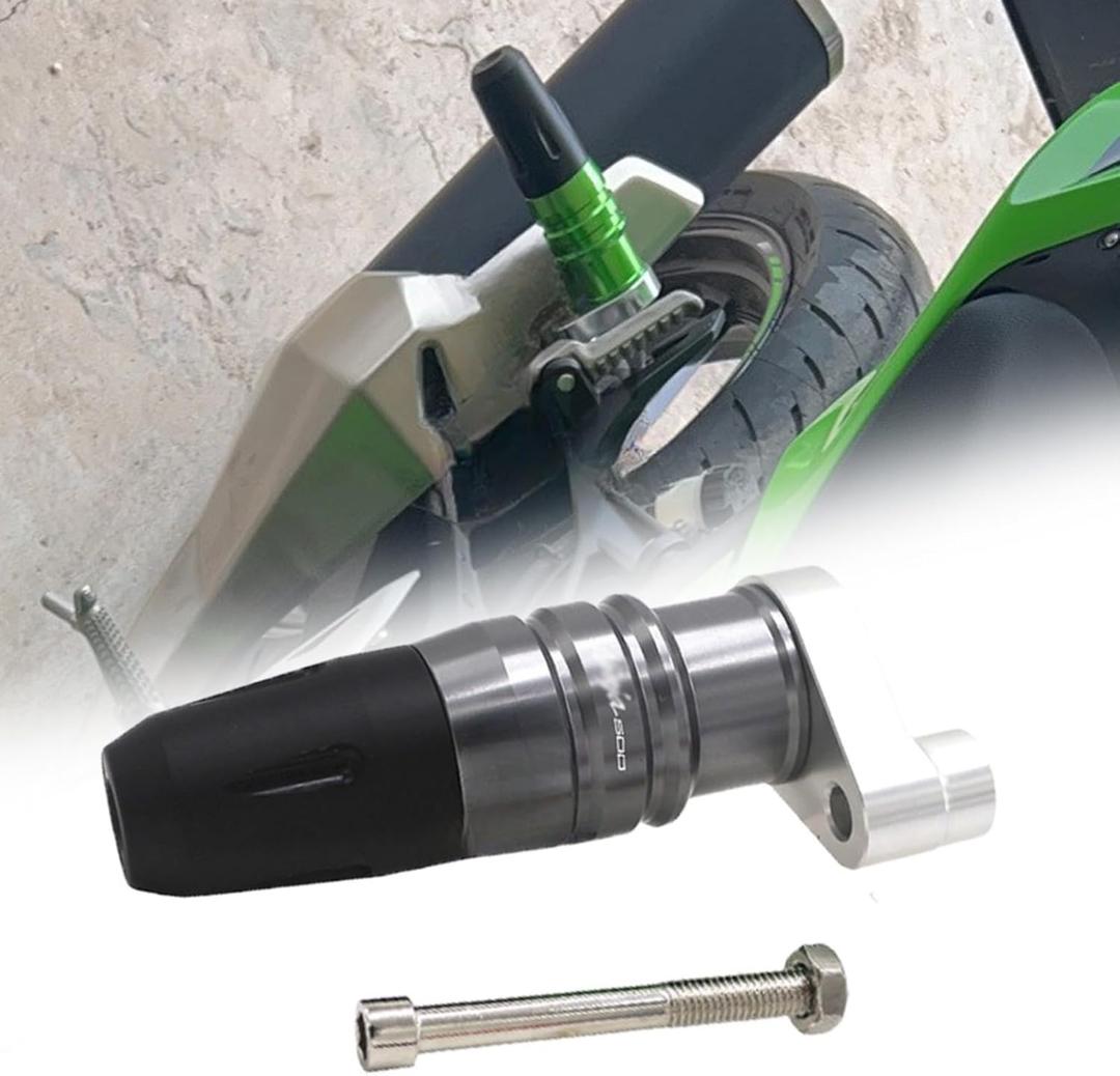 FOR Ninja 500 Ninja 500 SE Z500 Z 500 z500 2023 2024 2025 Motorcycle CNC Frame Crash Pads Engine Case Sliders Protector Covers Rear Frame Sliders (titanium, Ninja 500)