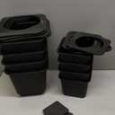 Bed Risers - 3 & 5 Inch Adjustable Furniture Risers or 8 Inch Combined - Heavy Duty for Couch, Table, Dorm, Sofa, Chair & Table - Bed Support Legs for Height, Supports Up to 1,300 lbs (8 Pack, Black)