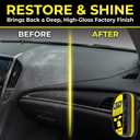 Car Interior Detailer Cleaner,UV Protection for Dashboard,Seat,Door Panel and Console,Safe on Leather,Vinyl and Plastic,Restore Color And Rejuvenate,Easy To Shine,Press Then Wipe Conditioner (EXP 12/31/36)