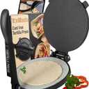 Tortillada  Premium Tortilla Press Cast Iron with Recipes E-Book (10 Inch)