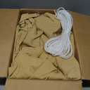 Rectangle Sun Shade Sail Canopy, 10' x 12' Patio Shade Cloth Outdoor Cover - Sunshade Fabric Awning Shelter for Pergola Backyard Garden Carport (Yellow Sand)