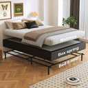 Arhomefurni 10 Inch High Profile King Box Spring, Heavy Duty Metal Frame Mattress Foundation with Fabric Cover, Easy Assembly, Noise-Free (10 Inch, King)