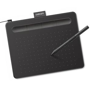 Wacom Intuos Small Graphics Drawing Tablet, Includes Training & Software; 4 Customizable ExpressKeys Compatible with Chromebook Mac Android & Windows, Black