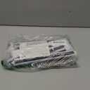 AmazerBath Shower Curtain, Striped Black Fabric Shower Curtain Set with 12 Shower Curtain Hooks, Rustic Cloth Black and White Curtain, Farmhouse Bathroom Shower Curtain Sets, 72x84 Inches