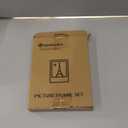 upsimples 5x7 Picture Frame, Display Pictures 4x6 with Mat or 5 x 7 Without, Wall Hanging Photo Frames, Black, 1 Pack