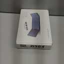 Samsers Foldable Bluetooth Keyboard with Numeric Keypad, Full-Size Wireless Folding PU Leather, Portable Travel for iOS Android Windows Mac OS, Support 3 Device (BT5.1 x 3) Blue